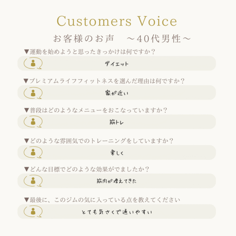とても気さくで通いやすい〜４０代男性〜の画像